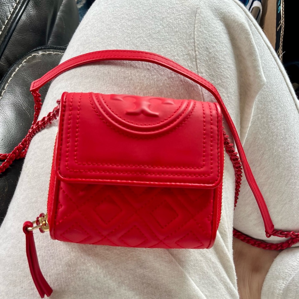 Tory Burch Red Mini Crossbody Bag